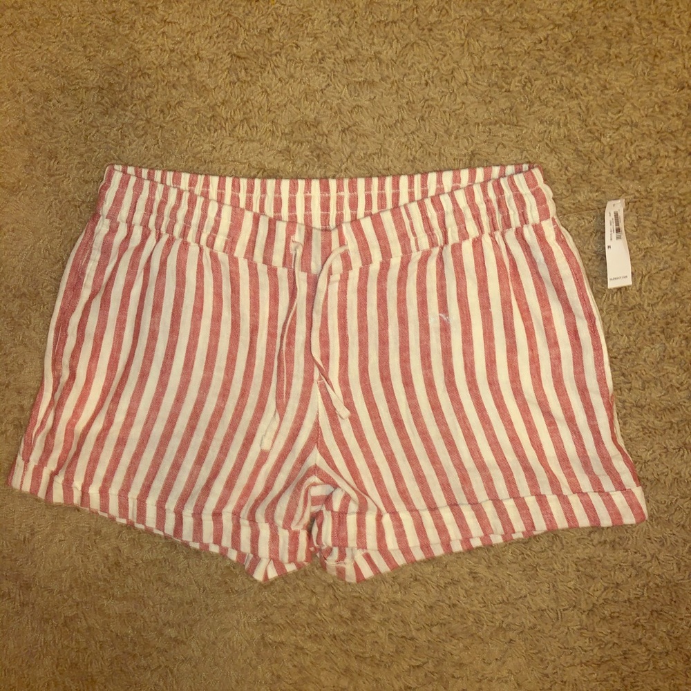 Old navy linen blend shorts medium